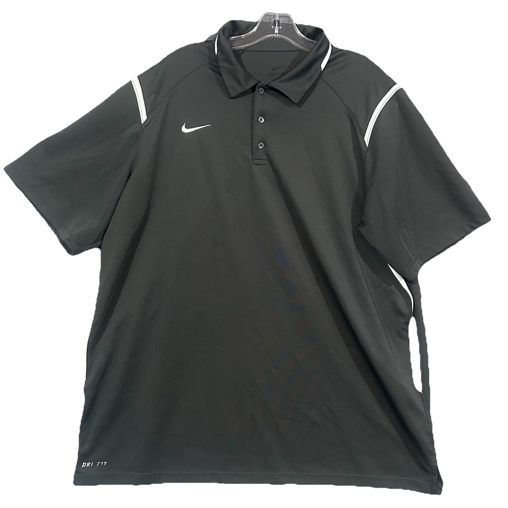 Nike Court Dri-FIT Slam Polo Shirt Gray  Men's Size XL